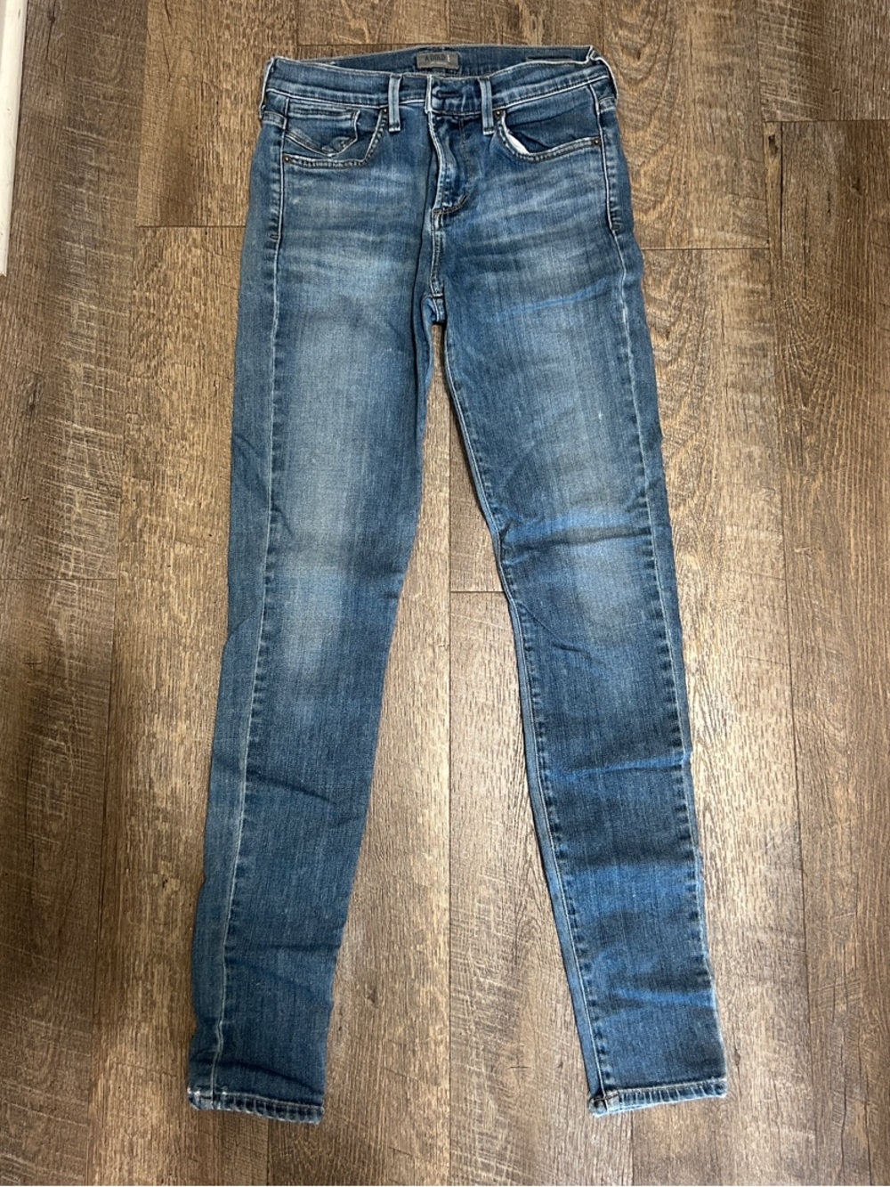Agolde Women's Skinny Jeans - Medium Blue Wash